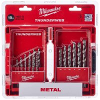 Свредла за метал MILWAUKEE Thunderweb 1.0-10мм – 19 броя, снимка 3 - Други машини и части - 41631787