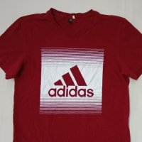 Adidas оригинална тениска S Адидас памучна спортна фланелка, снимка 2 - Спортни дрехи, екипи - 40916441