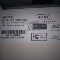 Монитор 17"- SONY SDM-E 76 D., снимка 9 - Монитори - 40405098