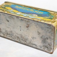 Стара Арт Деко ламаринена кутия Huntley & Palmers от бисквити, снимка 5 - Колекции - 40510970