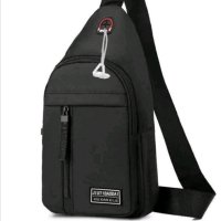 Мъжка чанта за рамо черна , снимка 1 - Чанти - 41784559