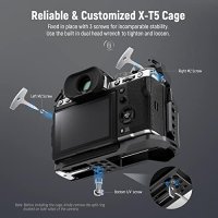 Нов Алуминиев калъф протектор за фотоапарат/Съвместима с Fujifilm X-T5, снимка 6 - Чанти, стативи, аксесоари - 41599538