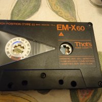 THAT'S EM-X 60 Type II  Chrome, снимка 1 - Аудио касети - 38891910