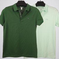 Lacoste мъжка тениска с яка шест цвята , снимка 3 - Тениски - 40371630