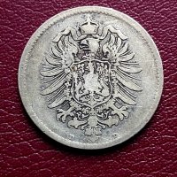 1 германска марка 1874 г., снимка 2 - Нумизматика и бонистика - 41902362