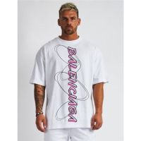 Овърсайз Мъжка тениска  "BALENCIAGA", снимка 2 - Тениски - 44241241