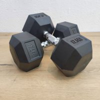 Професионални шестоъгълни дъмбели - Hex Dumbbells, снимка 11 - Фитнес уреди - 40971704