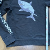 Комплект блуза с акула и долнище с кант, 9-10г, 140-145см, снимка 2 - Детски комплекти - 40312860
