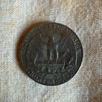 Quarter Dollar 1973 г. Сребърна, снимка 3 - Нумизматика и бонистика - 42604041