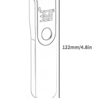 Нов безконтактен инфрачервен термометър за чело

, снимка 7 - Други - 44568794