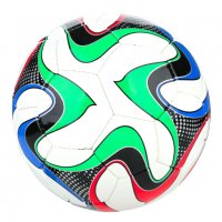 Футболна топка  2156  нова  32 панела размер 5 Цвят: бял/зелен/червен/син/черен количество, снимка 3 - Футбол - 36010720