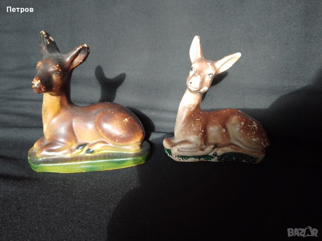 порцеланови статуетки сърни, снимка 1