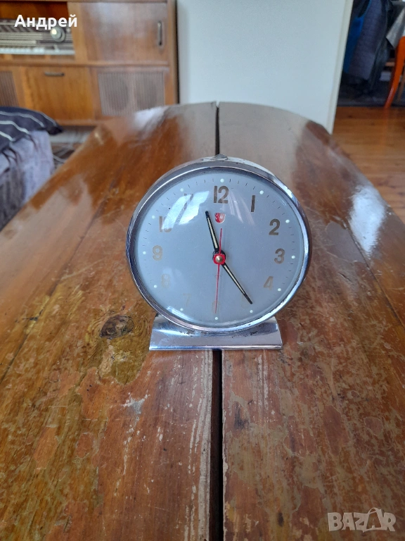 Стар настолен часовник будилник Diamond #2, снимка 1