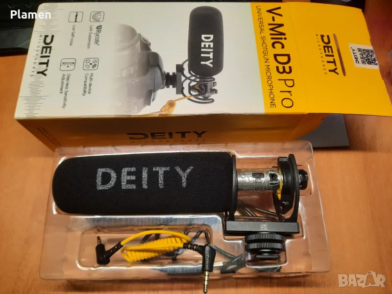 Deity V-Mic D3 Pro / Микрофон за камери и други устройства, снимка 1