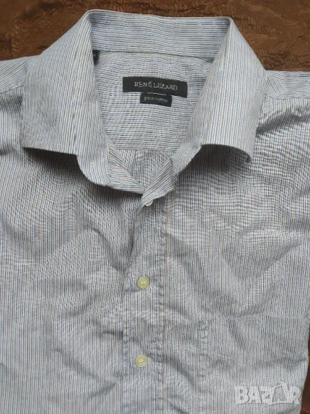 Rene Lezard 100% оригинална мъжка риза L размер , снимка 1