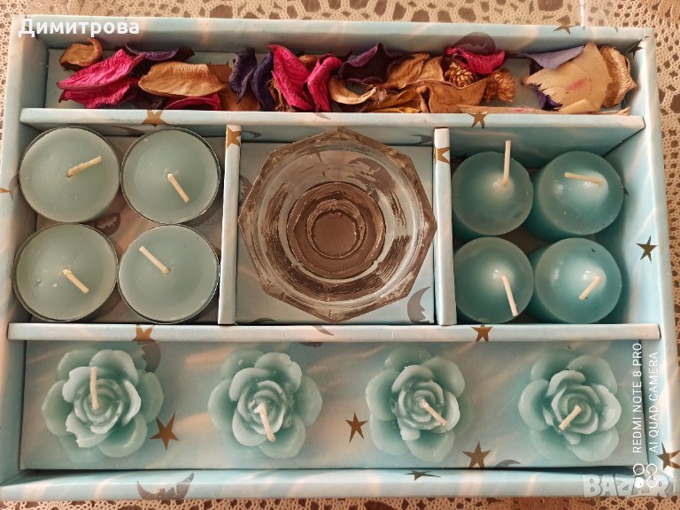 Комплект декоративни свещи , снимка 1