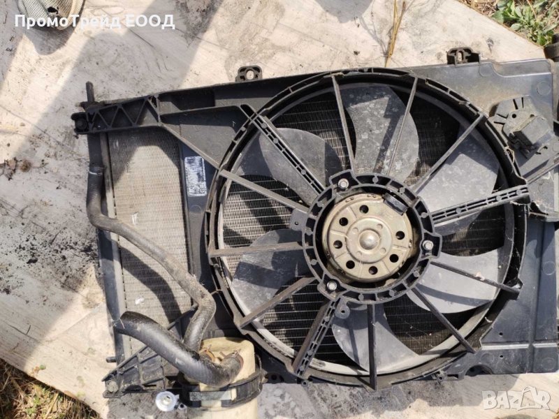 Воден климатичен радиатор перка вентилатор водно охлаждане Рено Сценик I Renault Scenic 1.9DCI 102hp, снимка 1