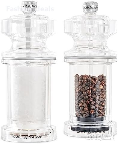 Нов Комплект мелница за сол и черен пипер Cole & Mason H233074 кухня дом готвене, снимка 1