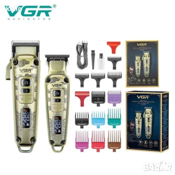 Професионален комплект за подстригване VGR V-643 – Всичко, от което се нуждаете за перфектен стил , снимка 1