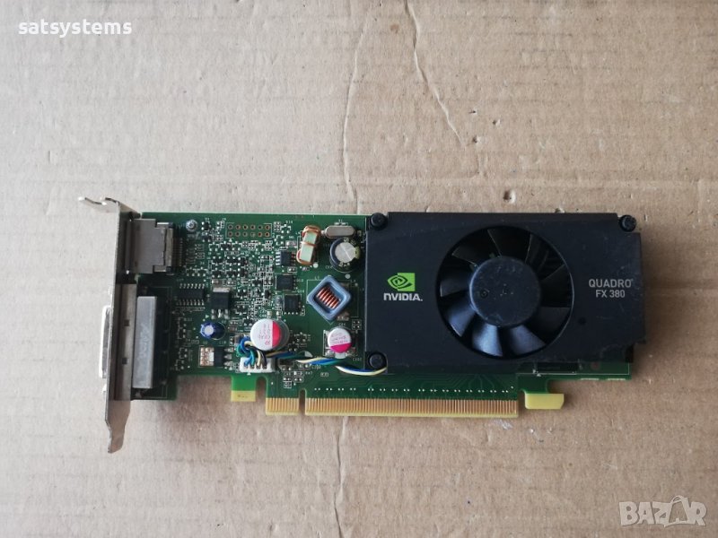 Видео карта NVidia Quadro FX 380 LP 512MB GDDR3 64bit PCI-E, снимка 1