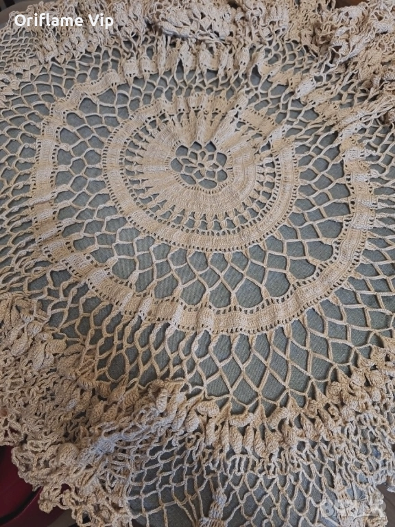 Покривка за кръгла маса за довършване, снимка 1