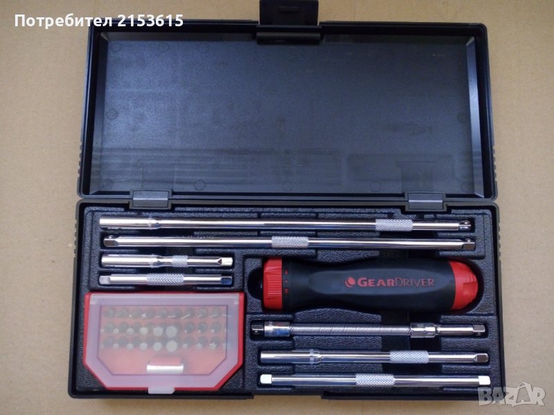 GearWrench GearDriver РАТЧЕТ ДРЪЖКА  със сменяеми НАКРАЙНИЦИ  БИТОВЕ КОМПЛЕКТ , снимка 1