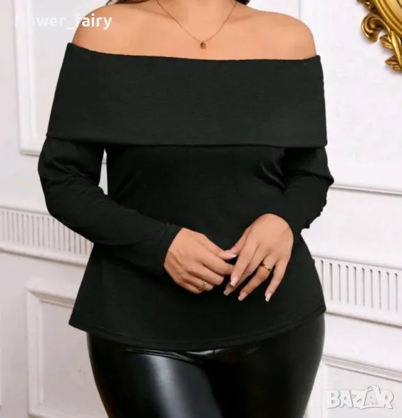 черна блуза,размер хл , снимка 1