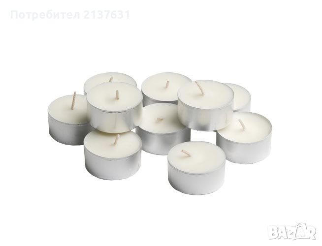 КОМПЛЕКТ 80 броя ЧАЕНИ СВЕЩИ , снимка 1
