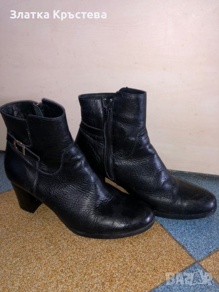 Дамски зимни боти естествена кожа, снимка 1