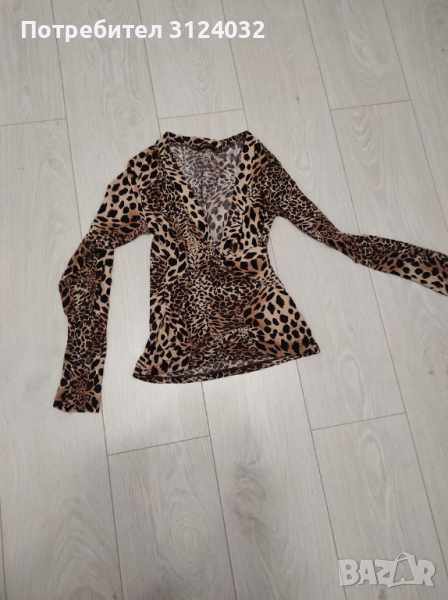 Продавам блуза с тигров принт, снимка 1