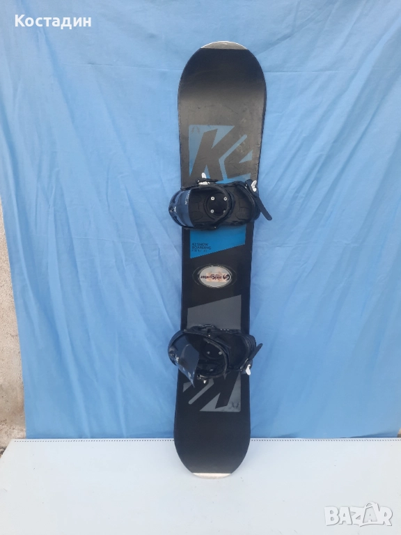 сноуборд  K2  с автомати  145см.  , снимка 1