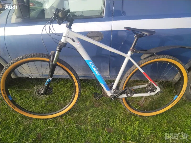 Планински алуминиев велосипед  CUBE ARG  29 цолови гуми   / рамка 47см Има забележки по рамката, снимка 1