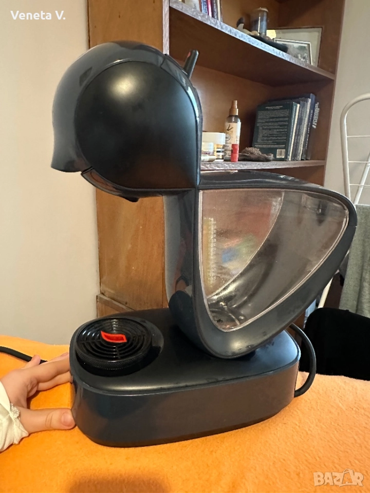 Кафемашина Dolce Gusto Infinissima тъмно синя, снимка 1