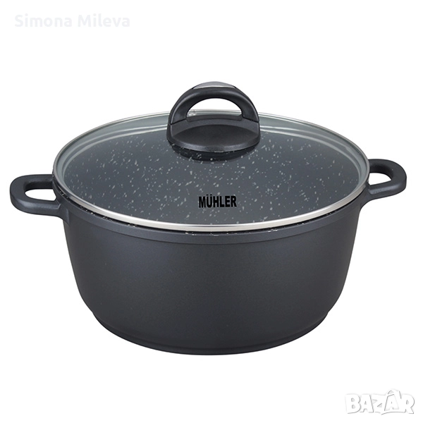 Тенджера Muhler Hanna MR-285M NEW 28x12.6cm, 6.2L, лят алуминий, снимка 1