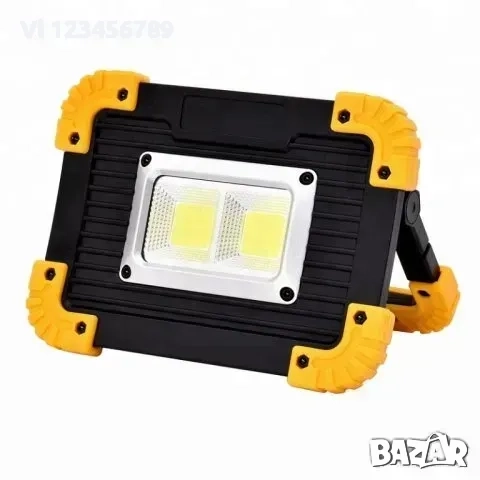 мултифункционален 20 Ватов акумулаторен LED фенер / USB Battery Power Bank, снимка 1