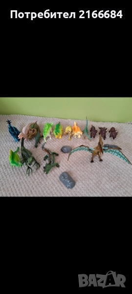 Детски играчки-гумени динозаври, снимка 1