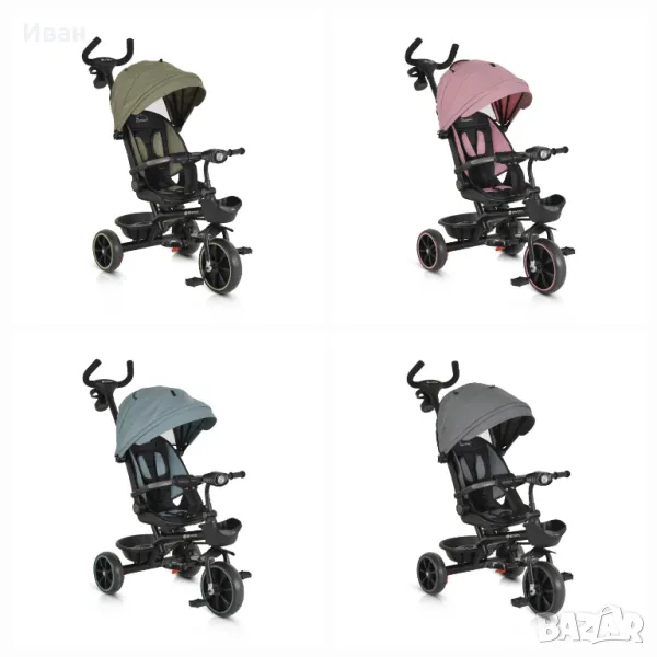 ТОП ЦЕНА!НОВО!Детска триколка Summer със седалка въртяща се на 360, снимка 1