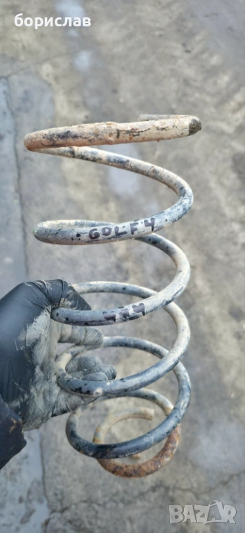 Предна пружина за Фолксваген голф 4 , снимка 1