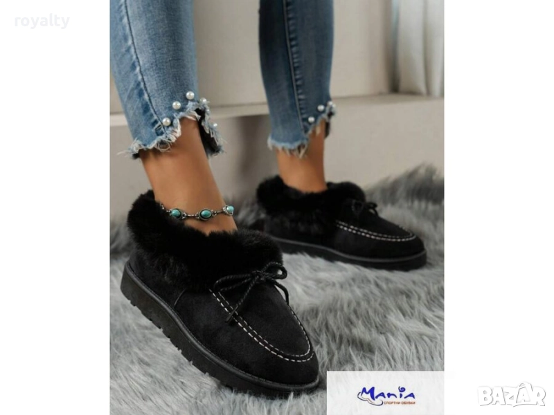 Дамски пантофи в черно , снимка 1