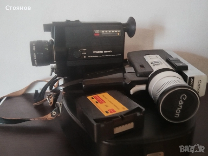 Кинокамери 8mm. Canon 518 Super 8,Canon CINE CANONET 8, Canon XL310 Japan , снимка 1