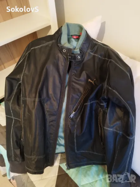 Яке Puma естествена кожа , снимка 1