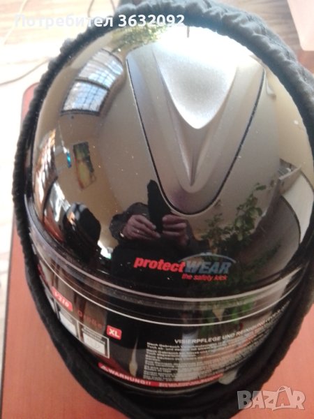 Мотоциклетна каска за цяло лице Protectwear размер: XL, снимка 1