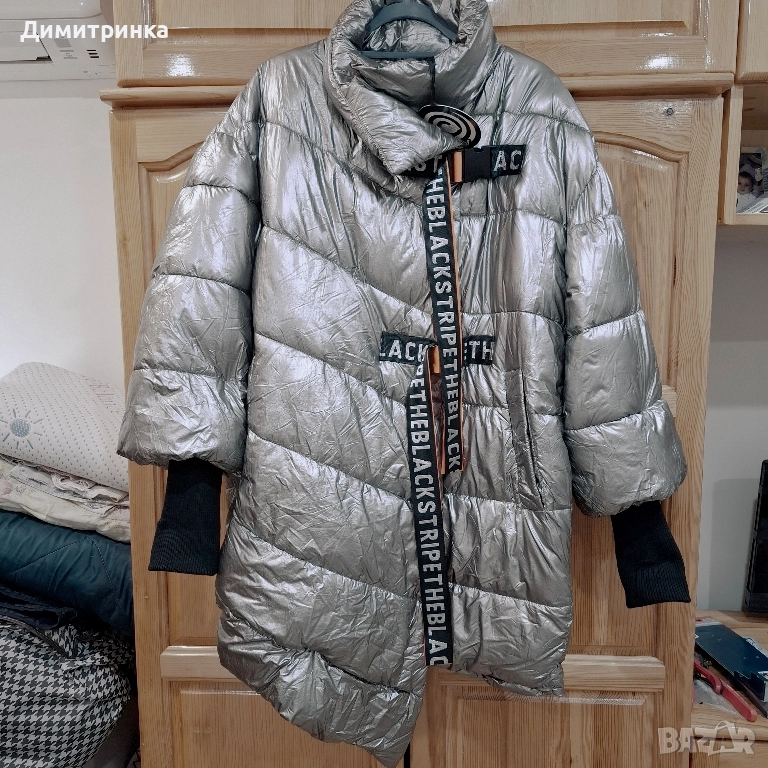 Ново уникално сребристо яке, снимка 1