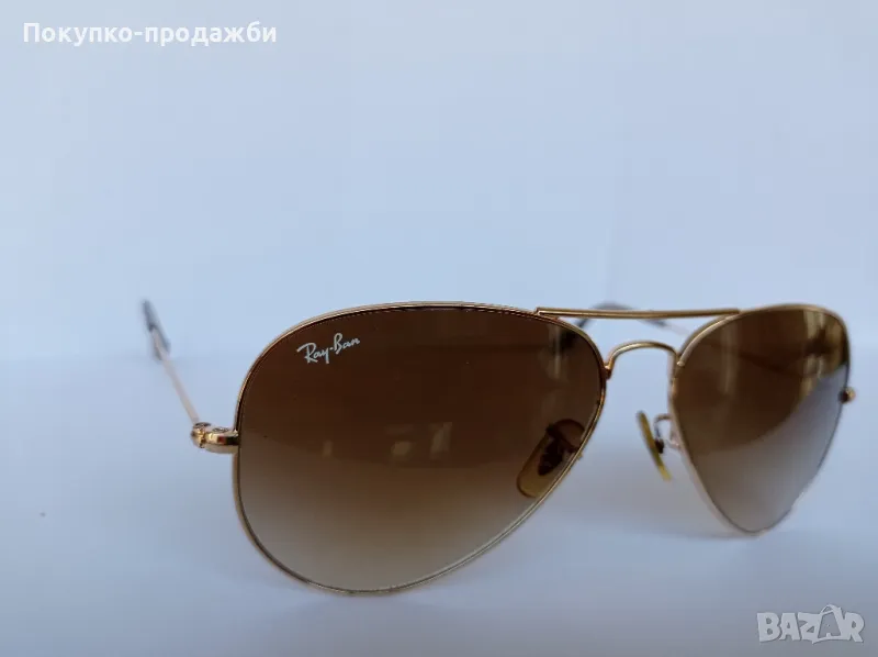 оригинални мъжки слънчеви очила рей бан авиатори очила Rey Ban aviator с леки следи от употреба , снимка 1