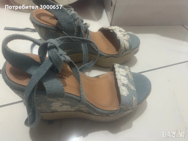 Дамски сандали платформи, снимка 1