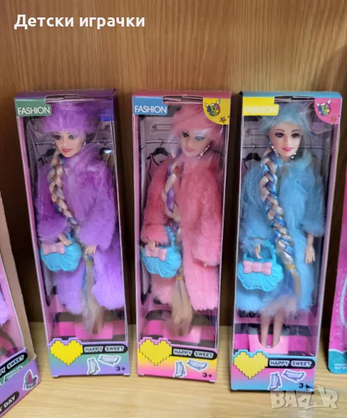 Кукла Барби с палто комплект , снимка 1