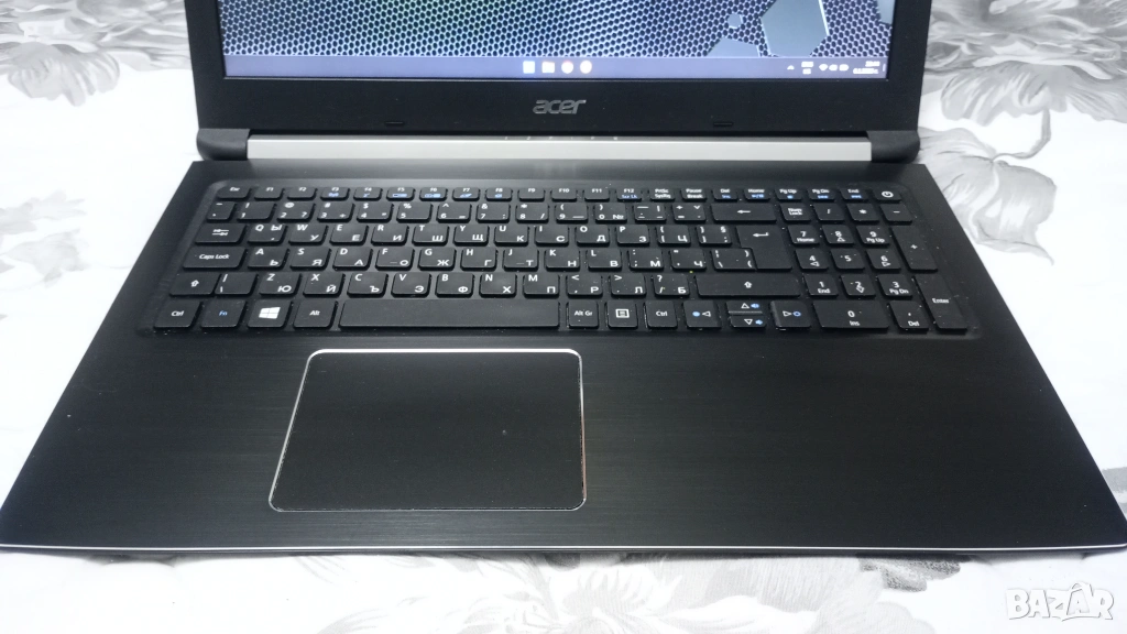 мощен лаптоп Acer Aspire 4-ядрен/12GB RAM/2GB NVidia/120GB+1TB HD - отличен!, снимка 1