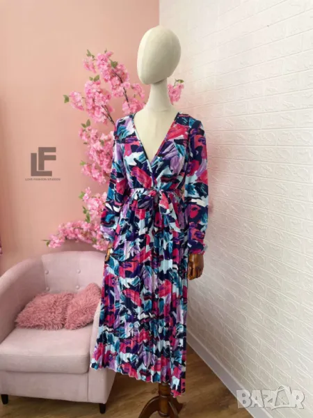 Рокля LFS Lovely Flowers Blue , снимка 1