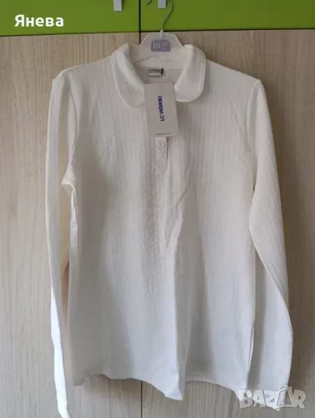 3 блузи LC Waikiki с дълъг ръкав и якичка + риза 13-14г, снимка 1