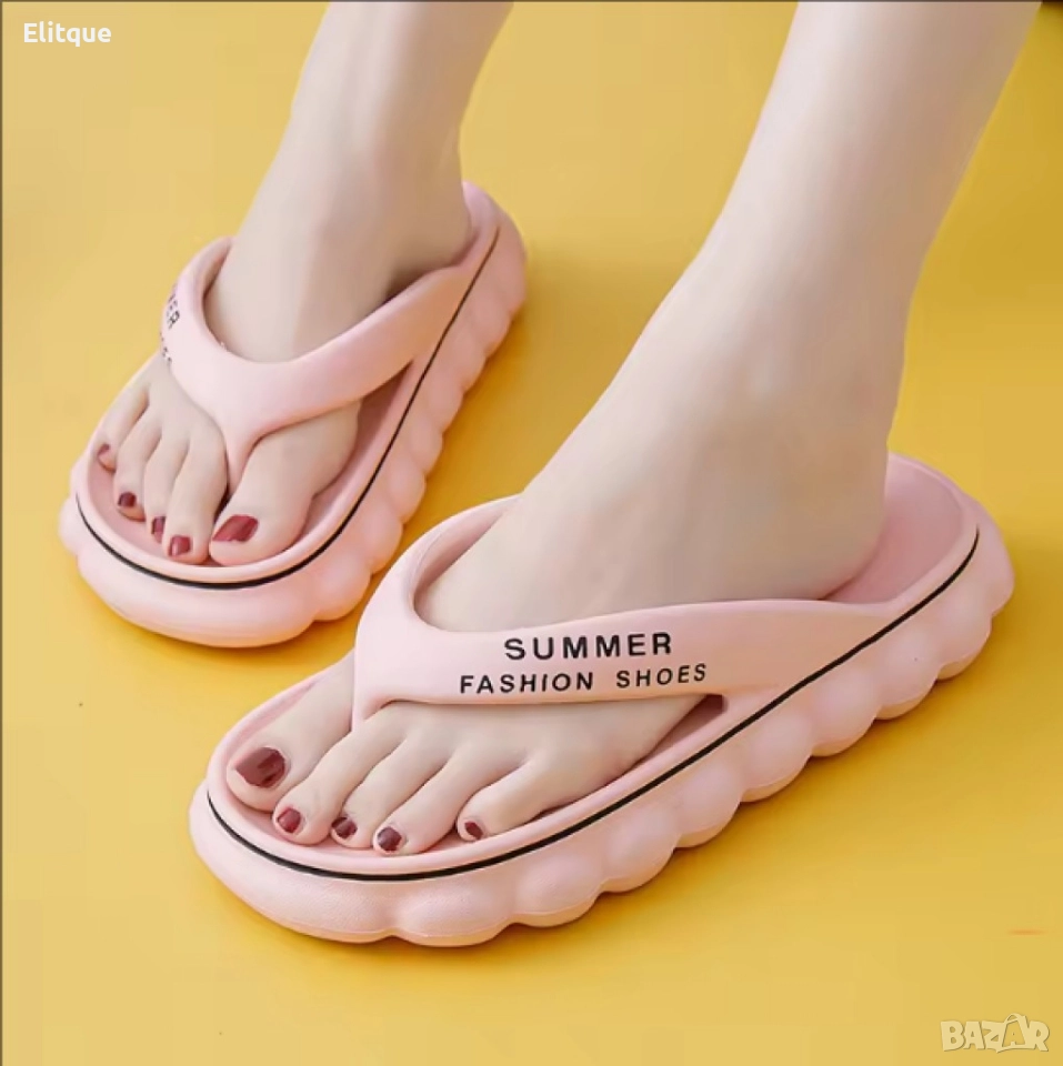 Стилни и комфортни дамски чехли тип прашка за модерни дами, снимка 1